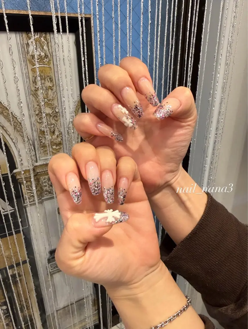 ネイル 長さ出し nail NaNamiのネイルデザイン