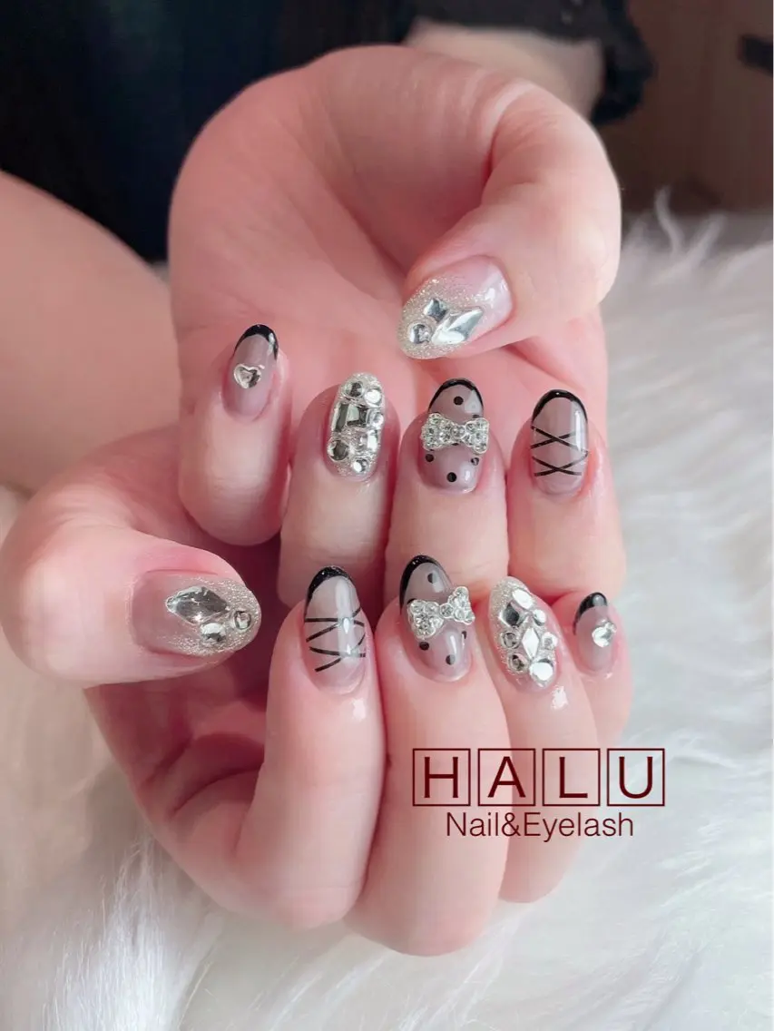 ネイル キラキラネイル HALU ハルのネイルデザイン