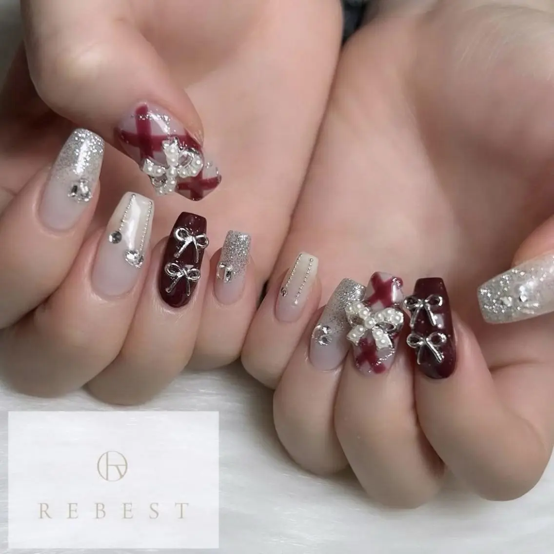 ネイル ハンドネイル REBEST南森町 nail🪽のネイルデザイン