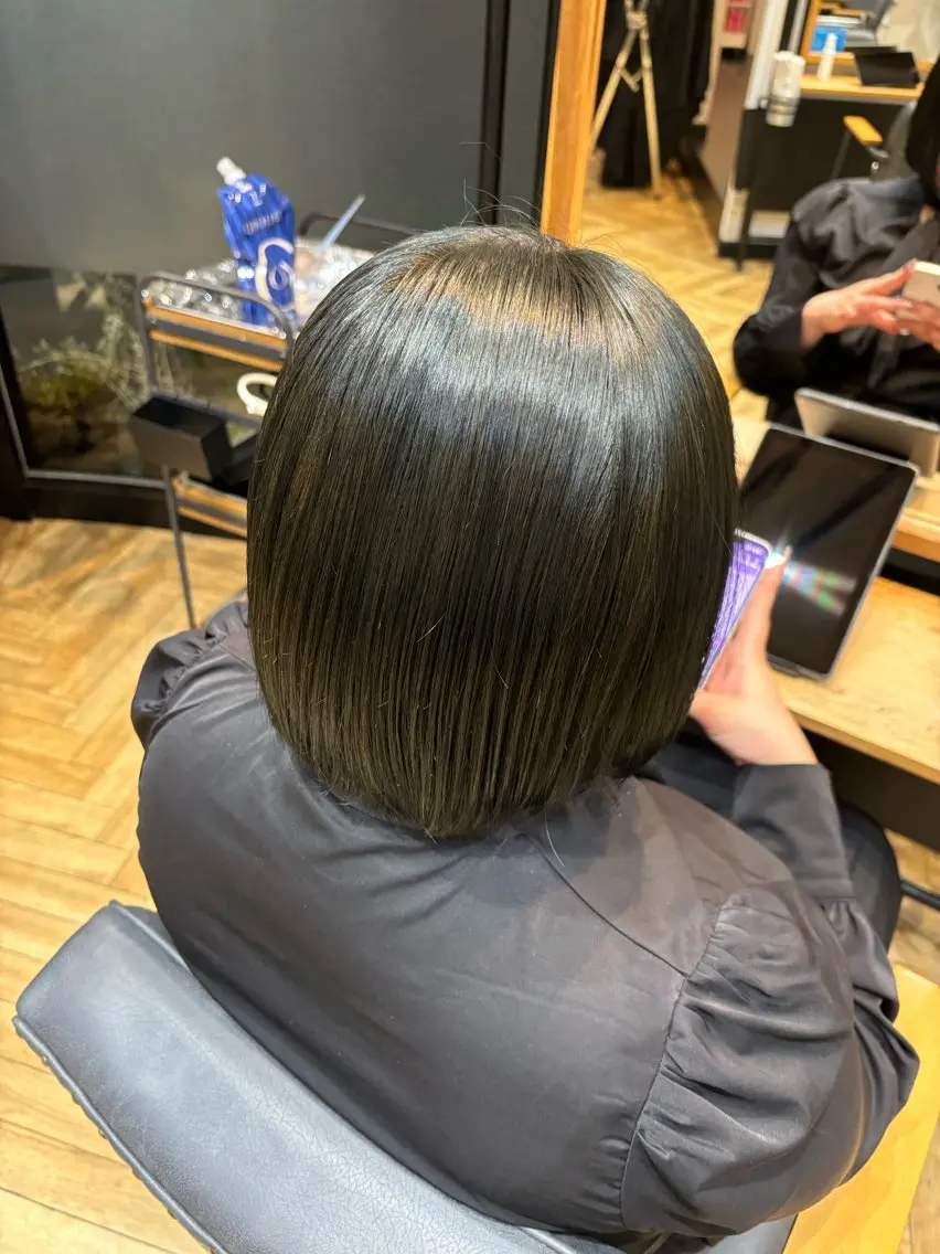 ショート ヘアカラー トリートメント Kiara ⭐️ .｡.:*☆のヘアスタイル