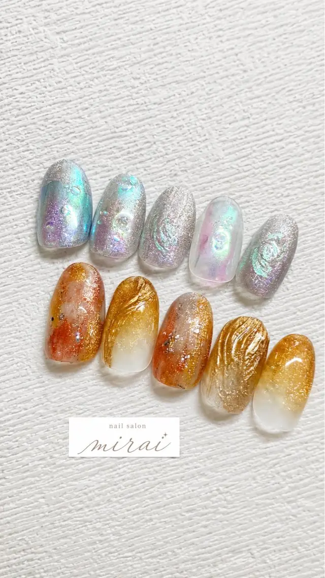ネイル アートネイル ミラーネイル ハンドネイル 錦糸町- mirai-のネイルデザイン