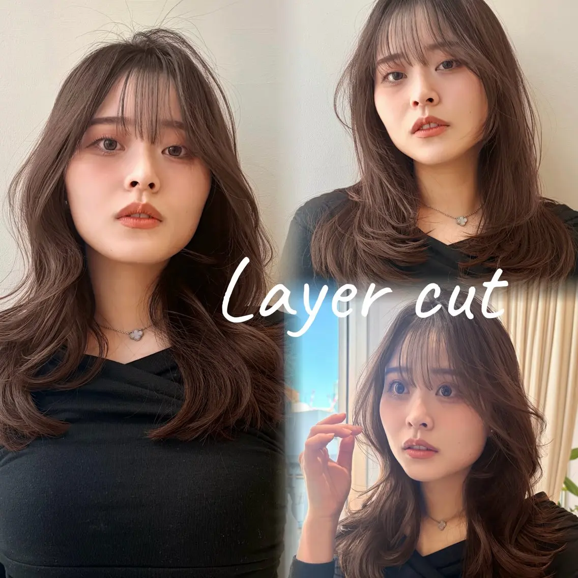 【先着1名様限定】🌈レイヤーカット&髪質改善カラー&酵素トリートメント🌈の写真