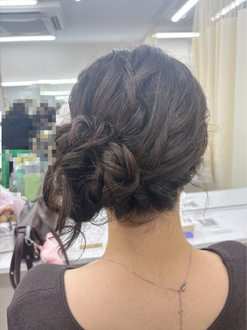 ロング 韓国風ヘア YUMEYAKATA 五条店のヘアスタイル