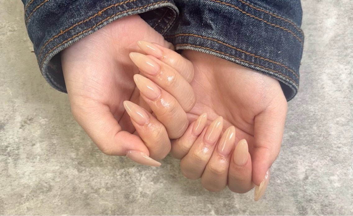 ネイル ワンカラーネイル Li aile eye&nailのマツエク・マツパデザイン