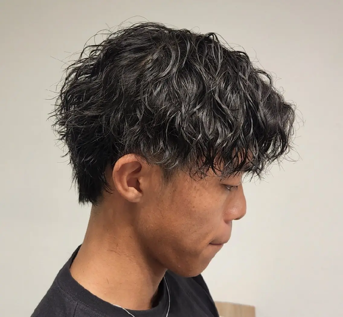 ショート パーマ メンズ 【イケメン風パーマ】 SHOFYのヘアスタイル