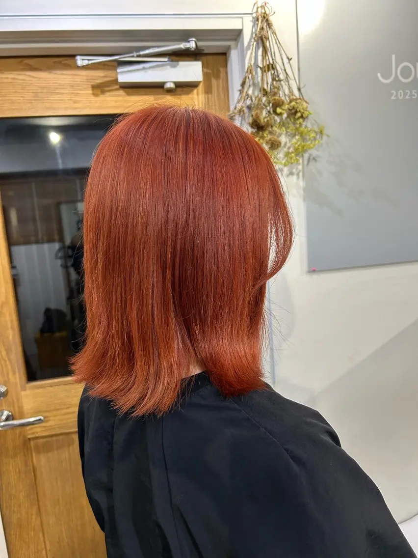 ミディアム カット ヘアカラー トリートメント ボブ人気No,1✨ TAME副店長のヘアスタイル