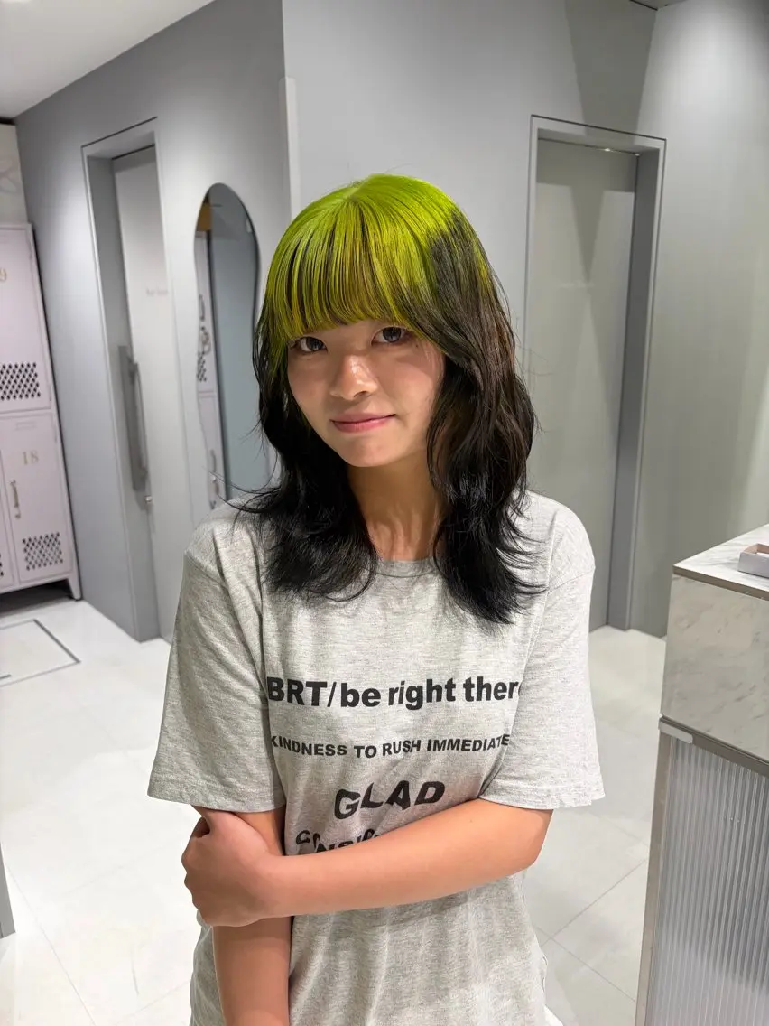 カラー ヘアカラー cocoyu/新宿 /ブリーチカラーのヘアスタイル