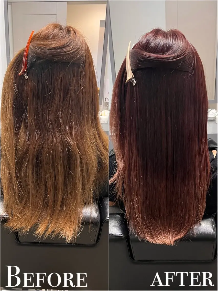 ロング カラー パーマ カット ヘアカラー 縮毛矯正 堀越 エリのヘアスタイル