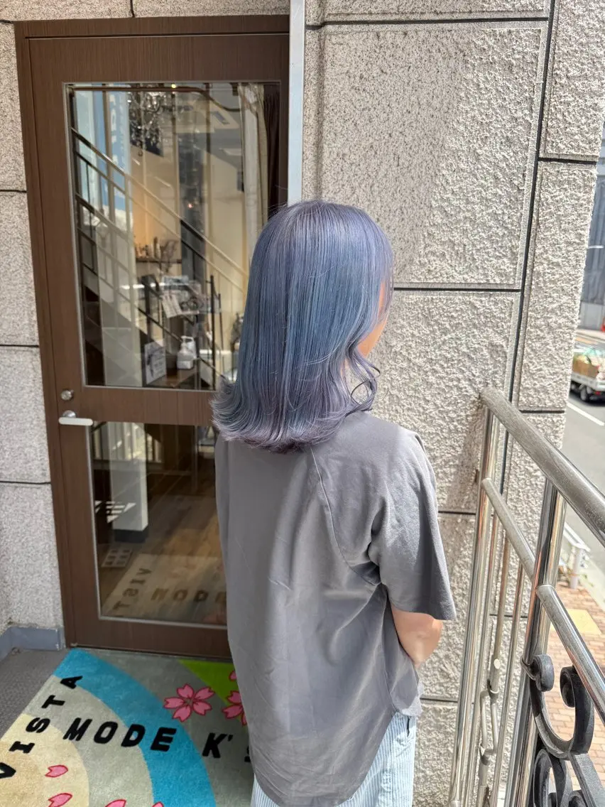 カラー ベージュカラー 透明感カラー ハイトーンカラー ラベンダーカラー シルバー カット ヘアカラー ハイトーン✨髪質改善 ✨スパ得意✨ミヤタのヘアスタイル