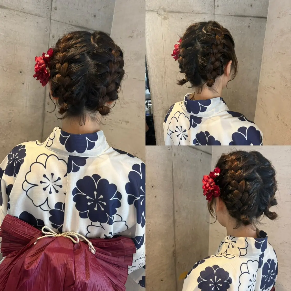 ショート 着付け 美髪× ヘアセット✨Araiのヘアスタイル