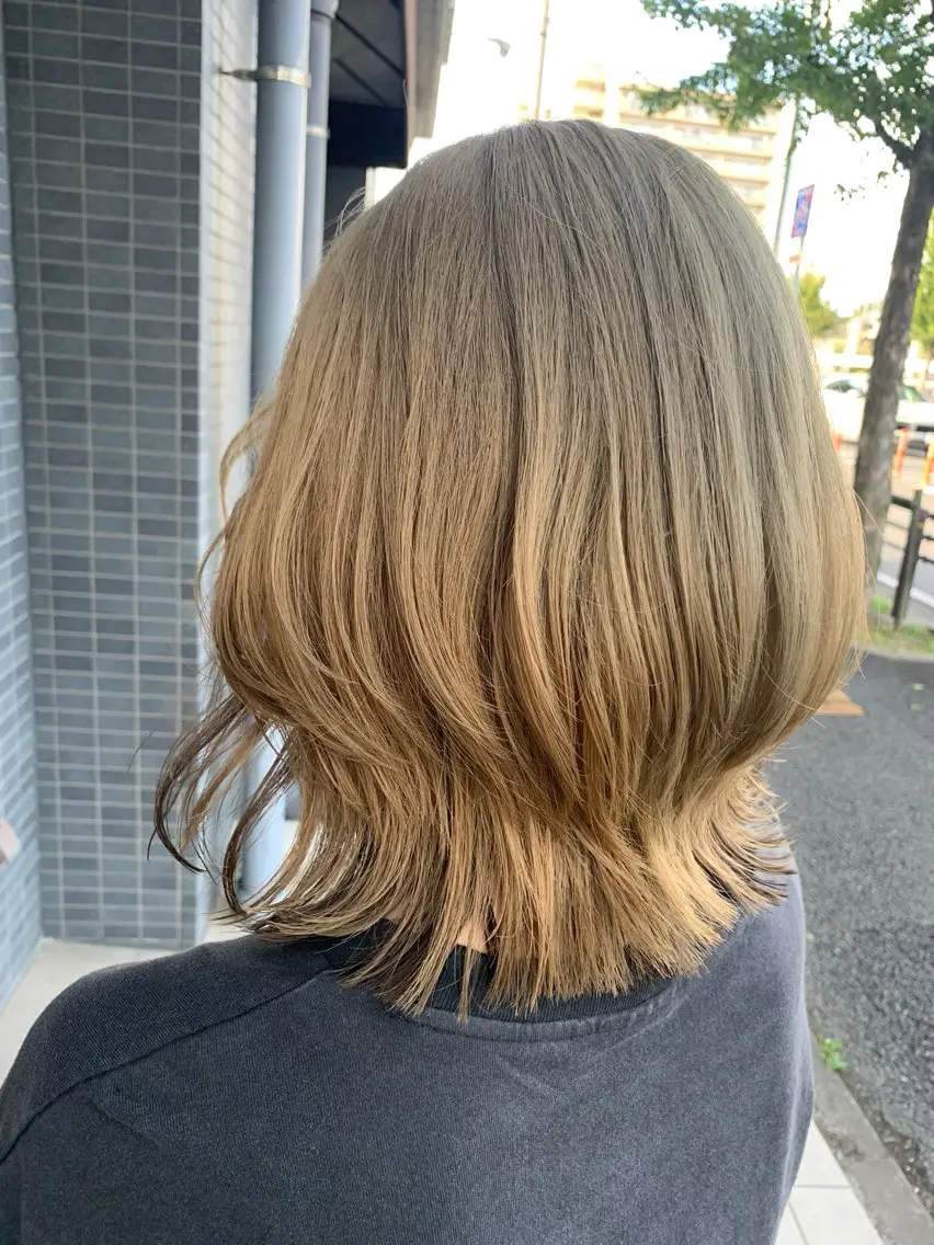 ミディアム カラー 🌺海外レイヤー /艶髪🌺舟橋瑞稀のヘアスタイル