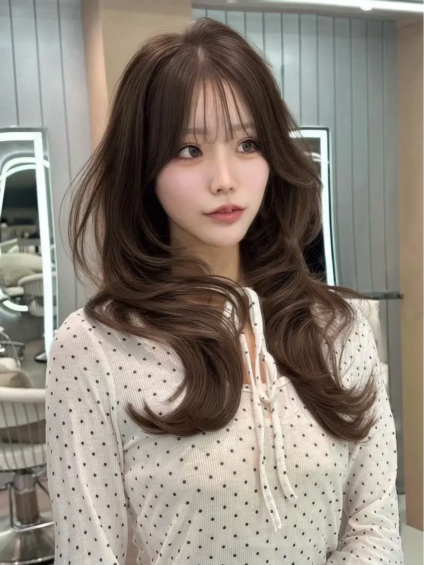 ロング カット トリートメント ヘアセット 大宮ブリーチ縮毛⭕️ 暗髪レイヤーしょうまのヘアスタイル