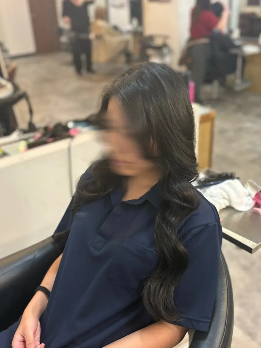 ロング レディースカットモデ ル募集🎀✨雛子のヘアスタイル