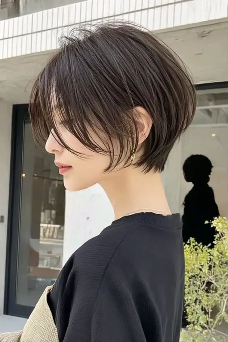 ショート ➴➷完全美髪特化➹➶ 黒山憂希のヘアスタイル