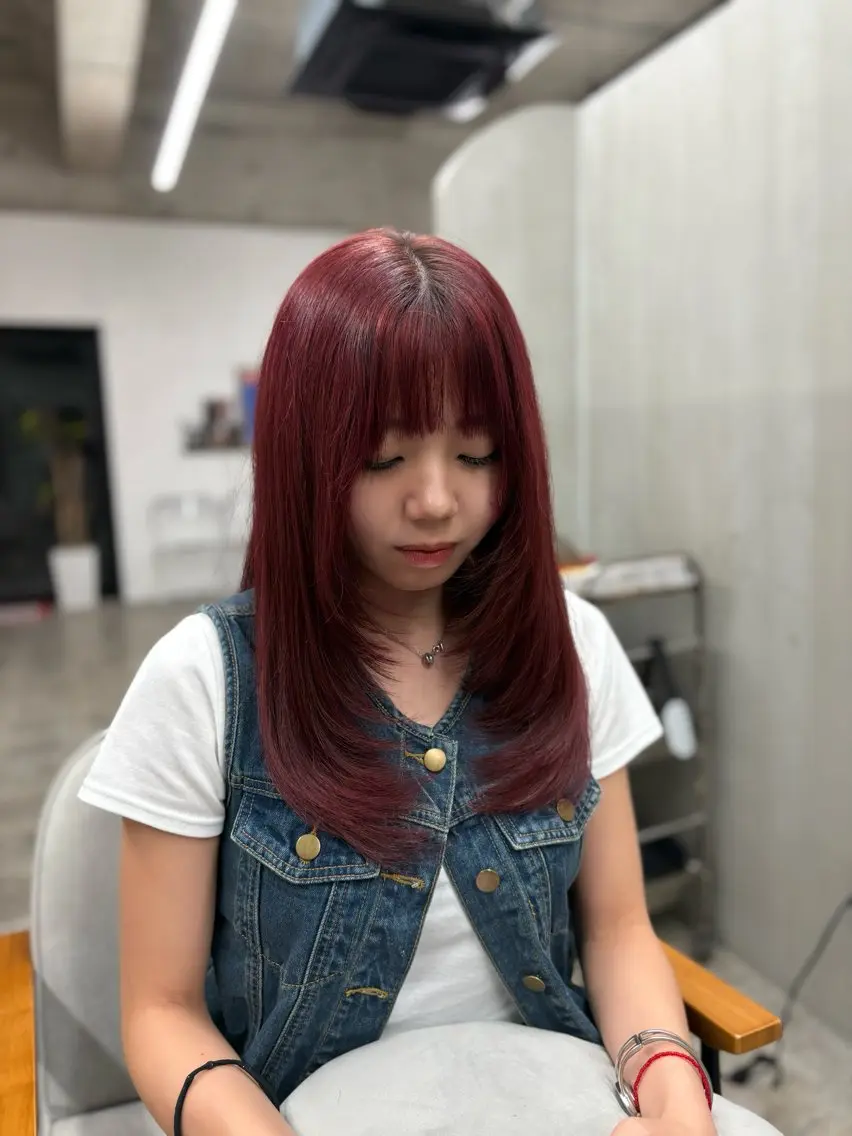 カラー ヘアカラー miloc sayaのヘアスタイル