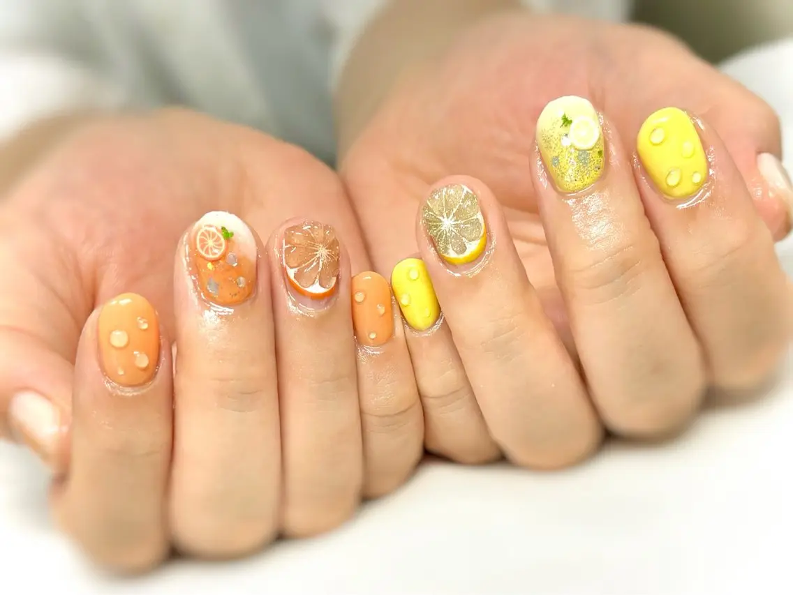 ネイル ハンドネイル Nail salon Cielel⟡Ayaのネイルデザイン