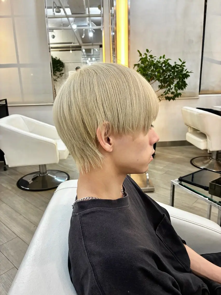 ミディアム カラー ヘアカラー フルカワ リナのヘアスタイル