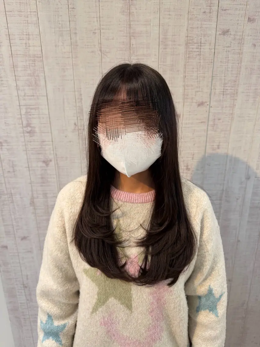 ロング visage ももかのヘアスタイル