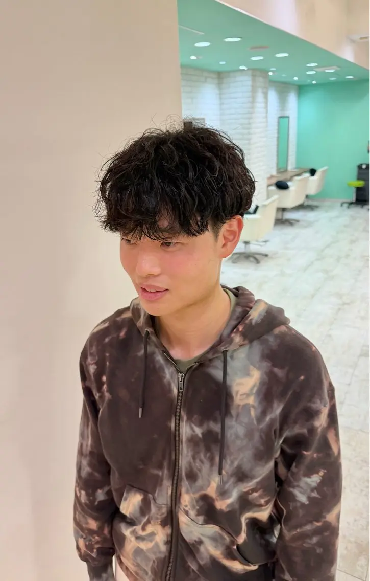 パーマ メンズ カット パーマ メンズ50%off 🪐Nanase‎のヘアスタイル