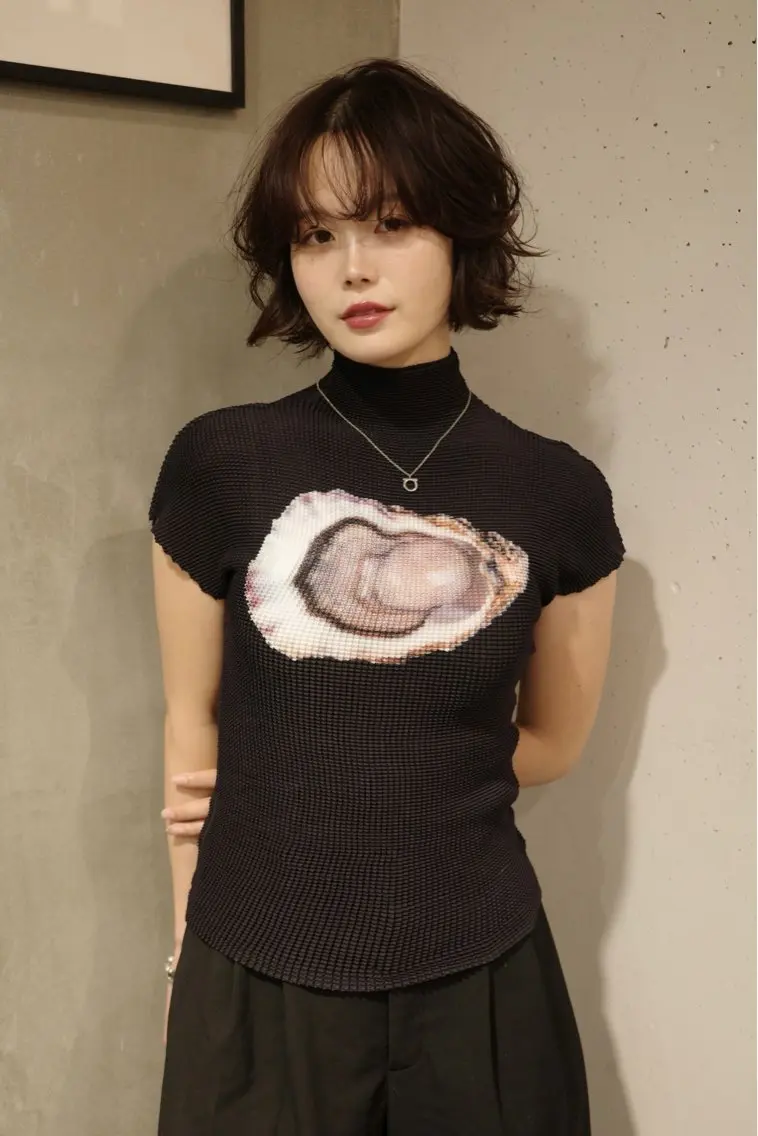 ショート パーマ ボブ カット パーマ NERO 松井 隆人のヘアスタイル