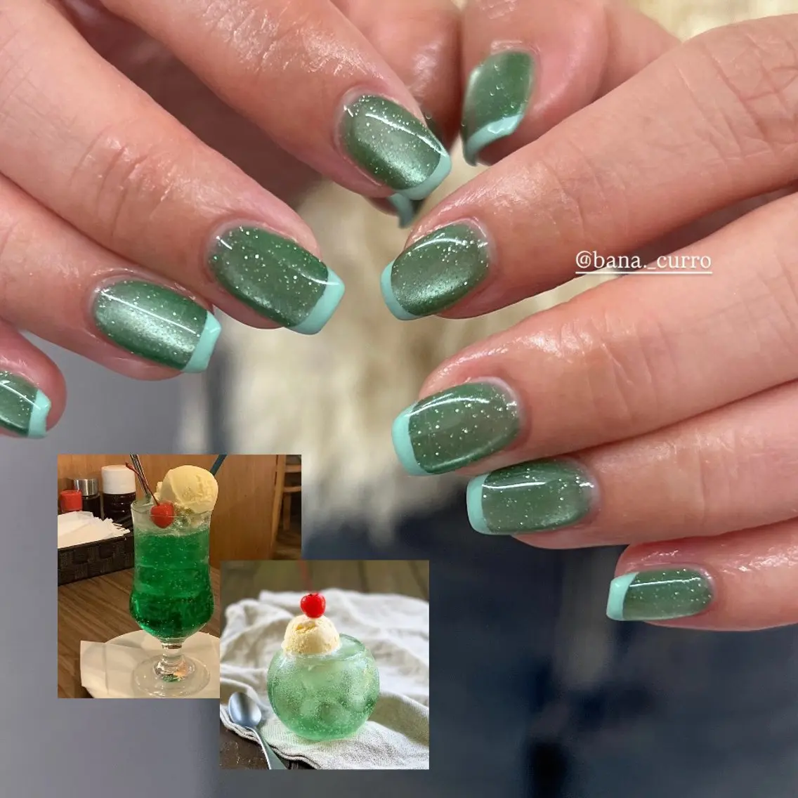 ネイル フレンチネイル ジェルネイル マグネットネイル ニュアンスネイル パラジェル ハンドネイル ハンドケア Bana_ Nailのネイルデザイン