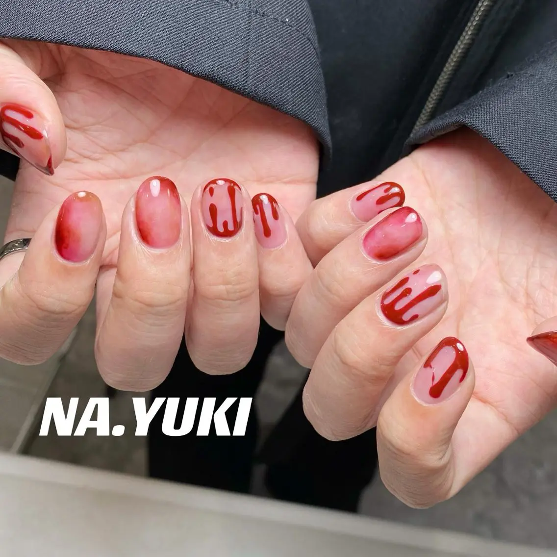 メンズ ネイル ハンドネイル ハンドケア ナユキNA.YUKI 池袋店のネイルデザイン