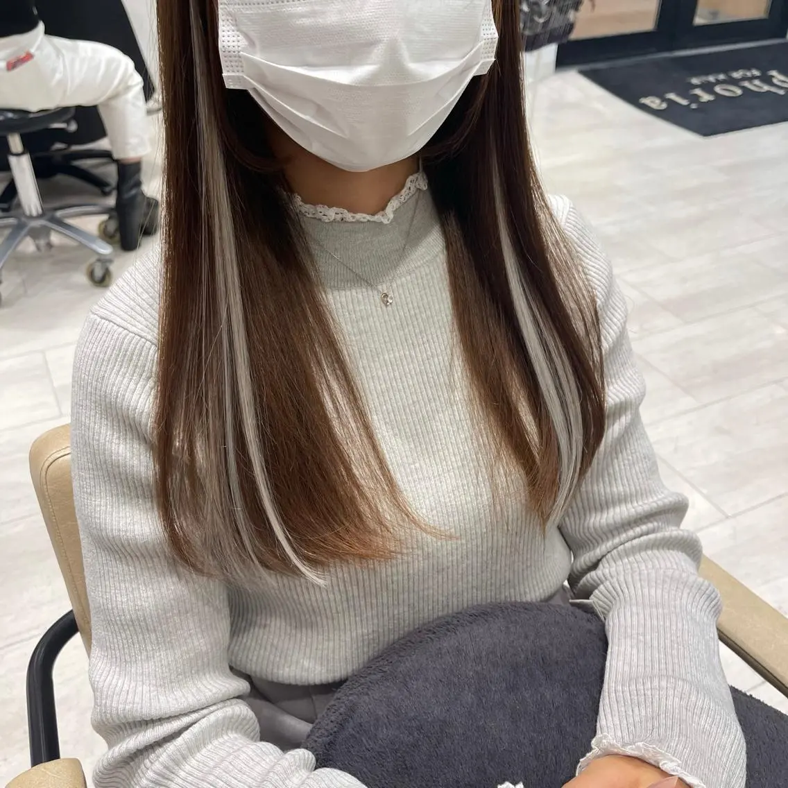 ロング カラー エクステ エクステ インナーエクステ渋谷 🦋KAJIのヘアスタイル