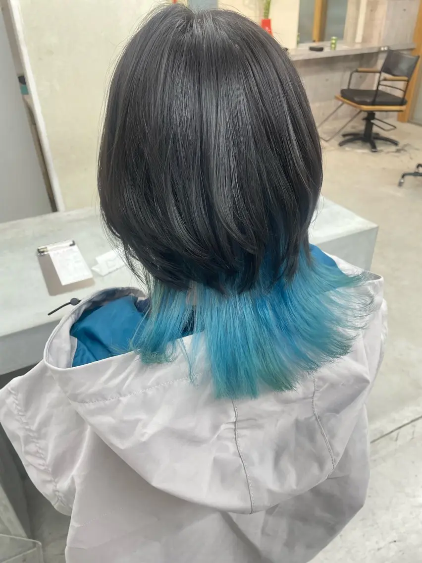 ミディアム カラー 松村 友里圭のヘアスタイル