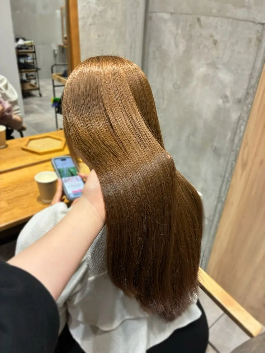ロング カラー 💖クボ モモ💖のヘアスタイル