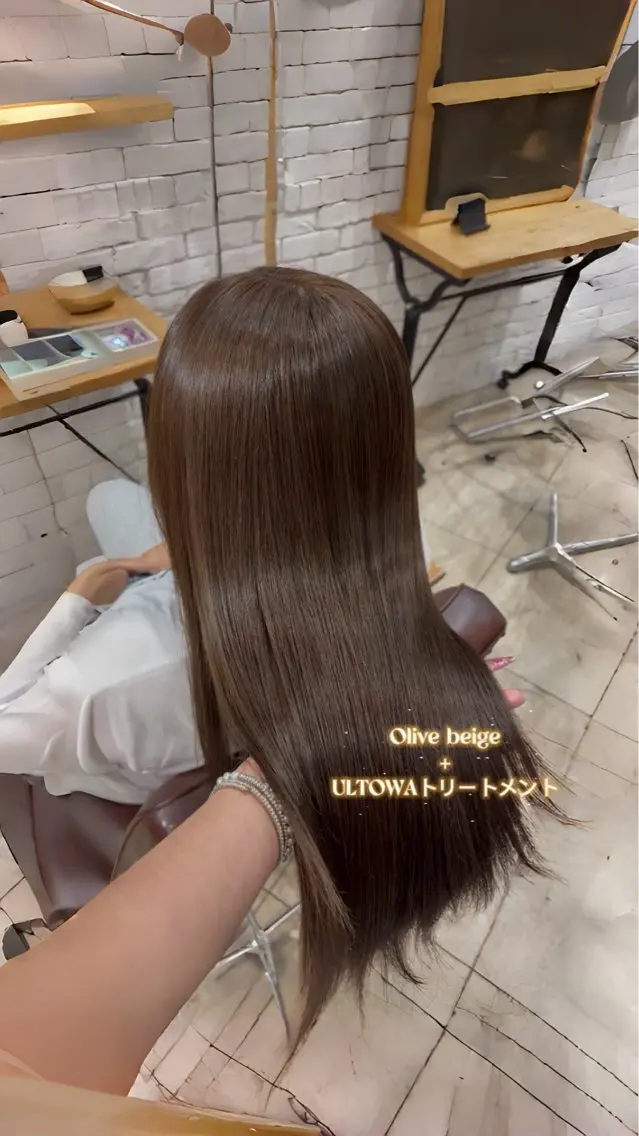 ロング トリートメント ヘアカラー トリートメント belle / REIA💎💗のヘアスタイル