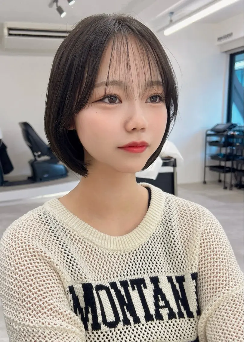 ショート 切りっぱなしボブ 前下がりボブ ショートボブ ボブ タンバルモリ ショート/ ボブ/今井皓のヘアスタイル