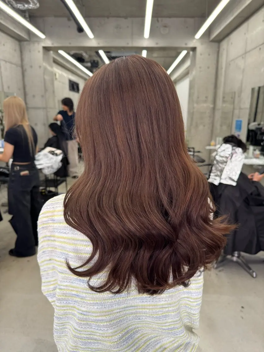 カラー ヘアカラー Asami/名古屋/ ハイトーン/デザインのヘアスタイル