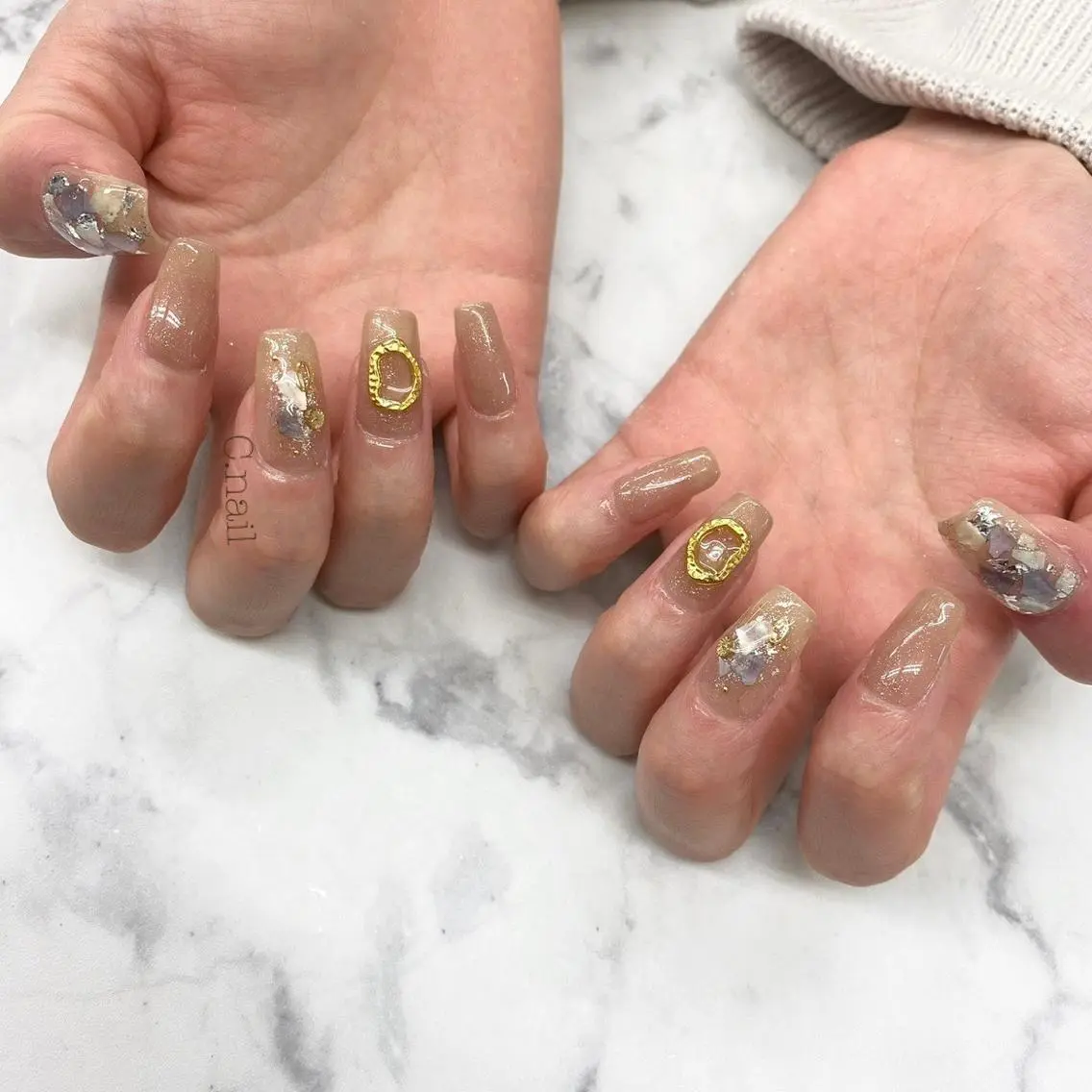 ネイル シンプルネイル C.Nail &Eyeのネイルデザイン