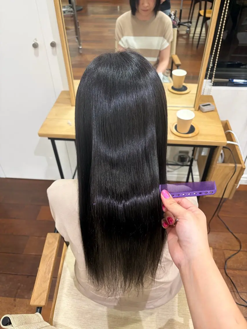 ロング ヘアカラー 🩷仙台/暖色/ 縮毛矯正/えれな🩷のヘアスタイル