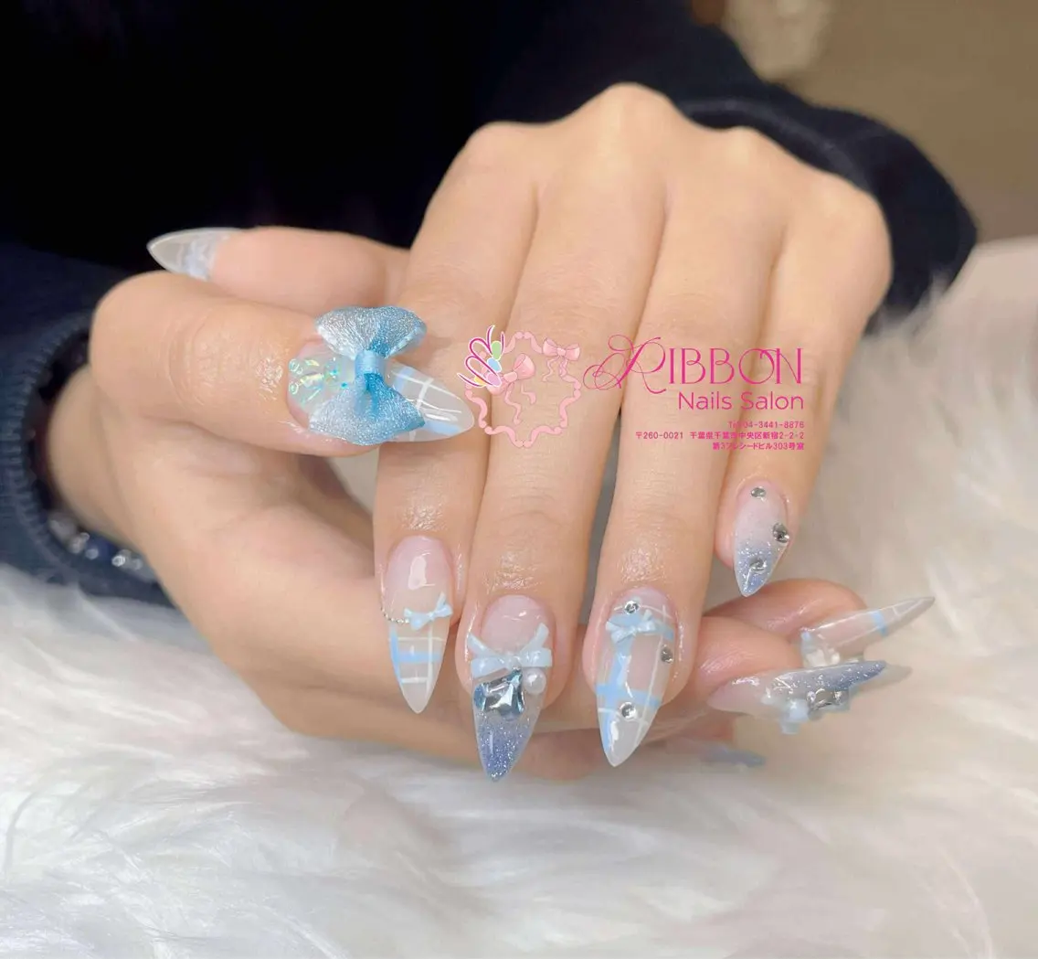 ネイル チークネイル フットネイル フレンチネイル グラデーション 韓国ネイル YUKI NAILのネイルデザイン