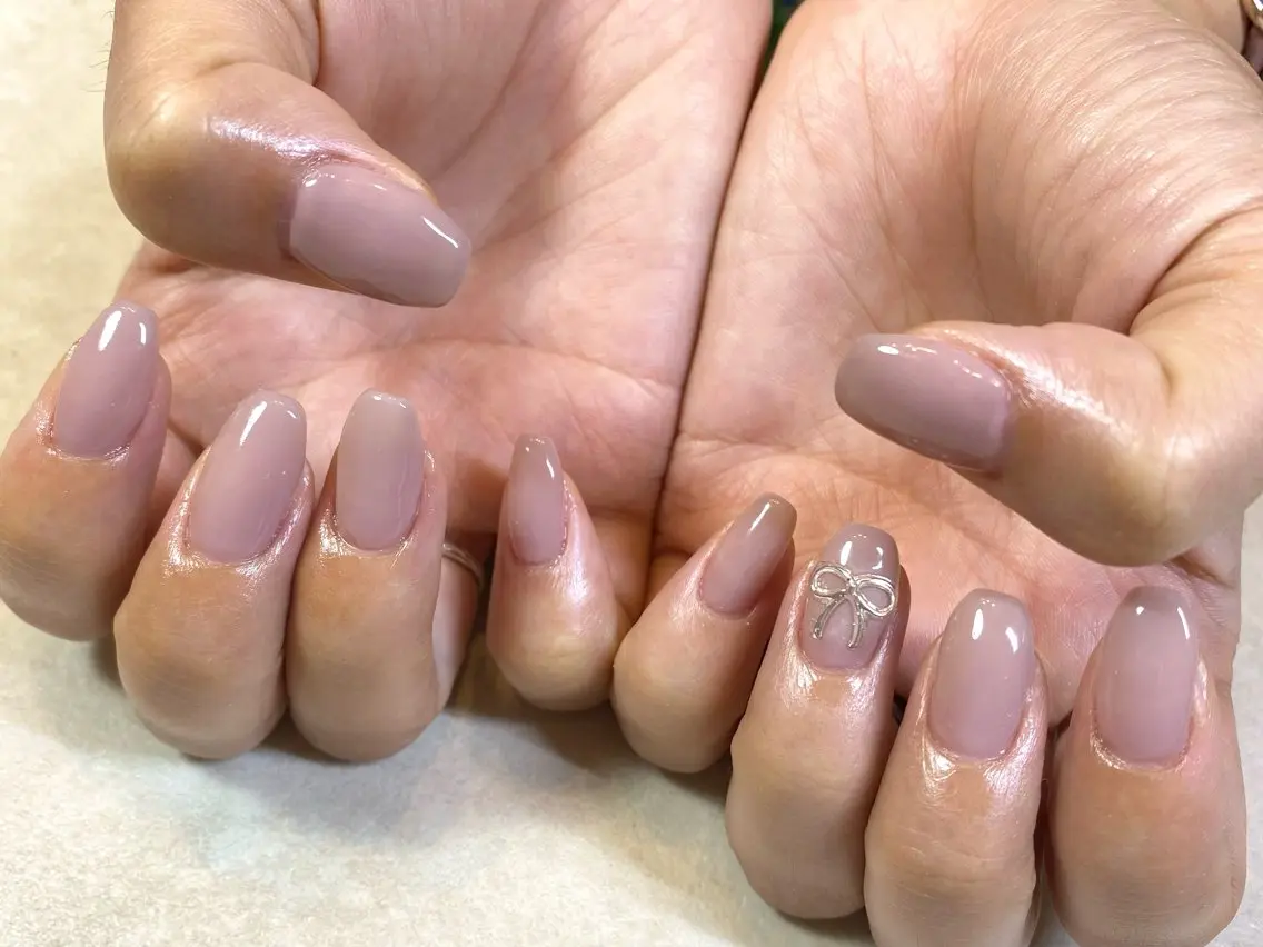 ネイル ワンカラーネイル Nail R 🌸Nonのネイルデザイン