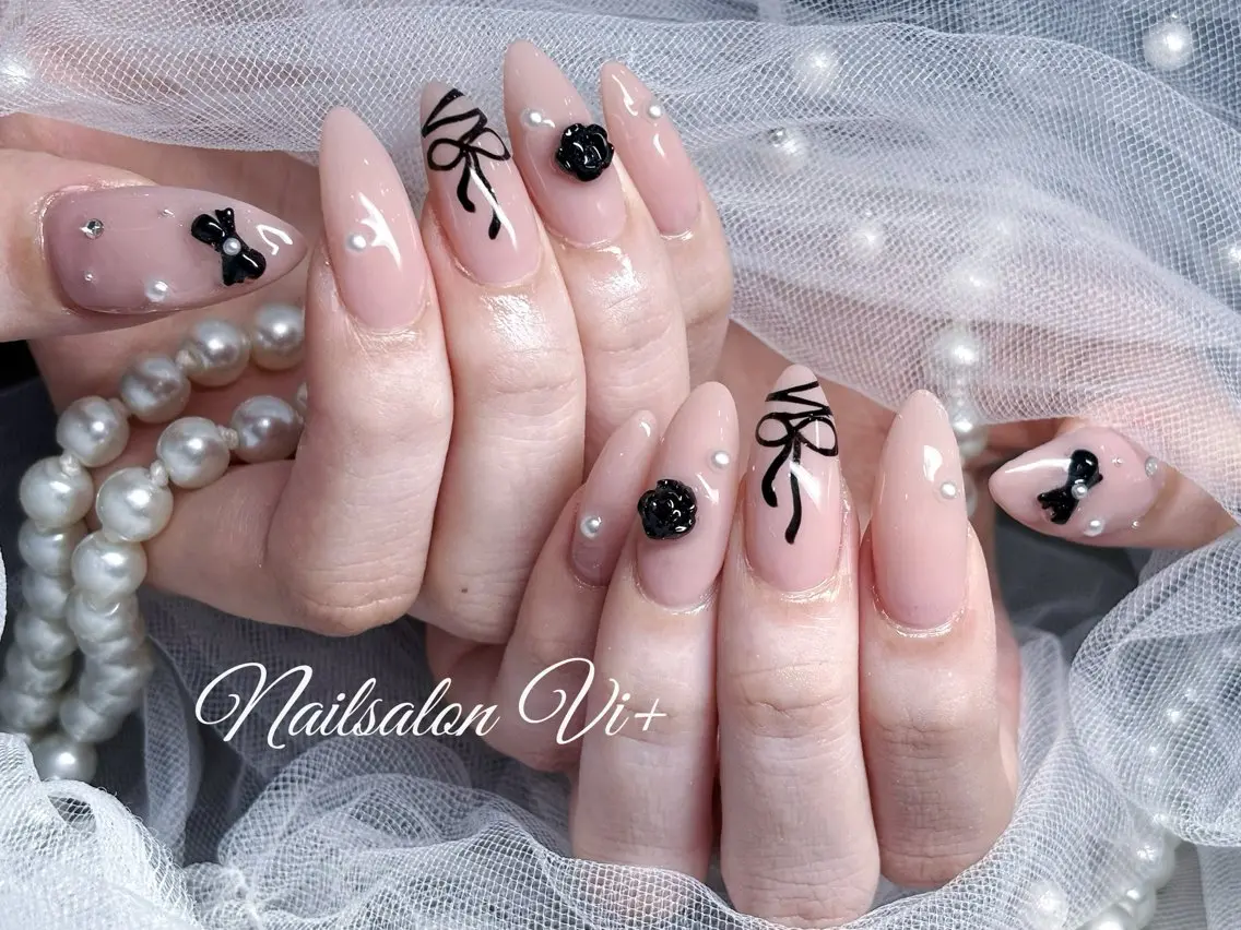 ネイル ハンドネイル Nailsalon Vi+ももか🩷のネイルデザイン