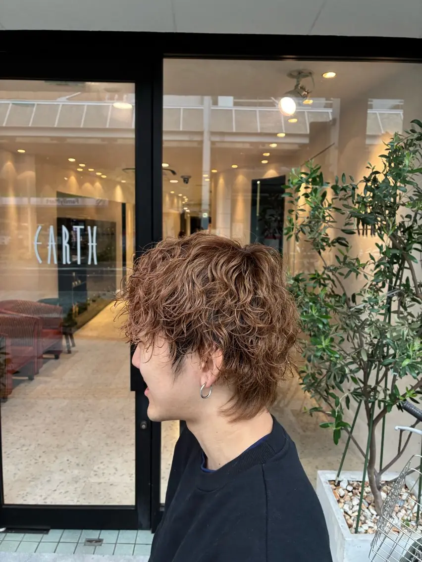 ショート カット パーマ トリートメント 縮毛矯正/髪質改善 EARTH髙橋のヘアスタイル