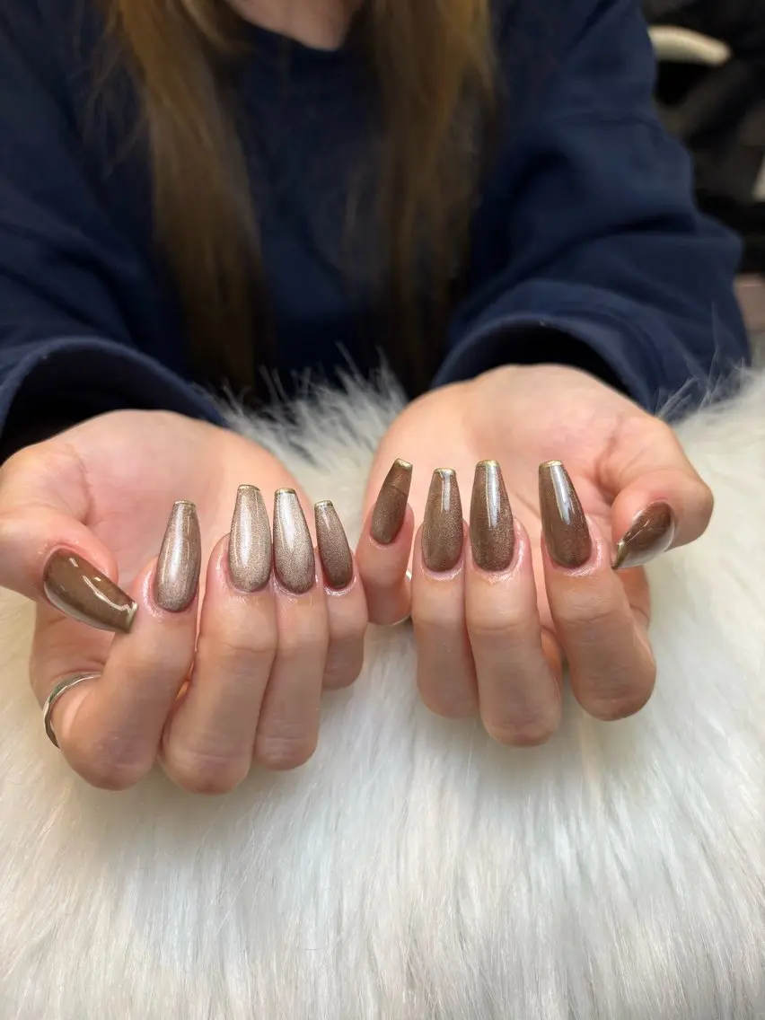 ネイル グラデーション キラキラネイル ワンカラーネイル 冬ネイル Jenn Nail Salonのネイルデザイン