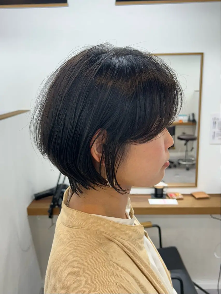 ショート ショートボブ ボブ ショートヘア 表参道【髪質改善】 宮嶋勇太のヘアスタイル
