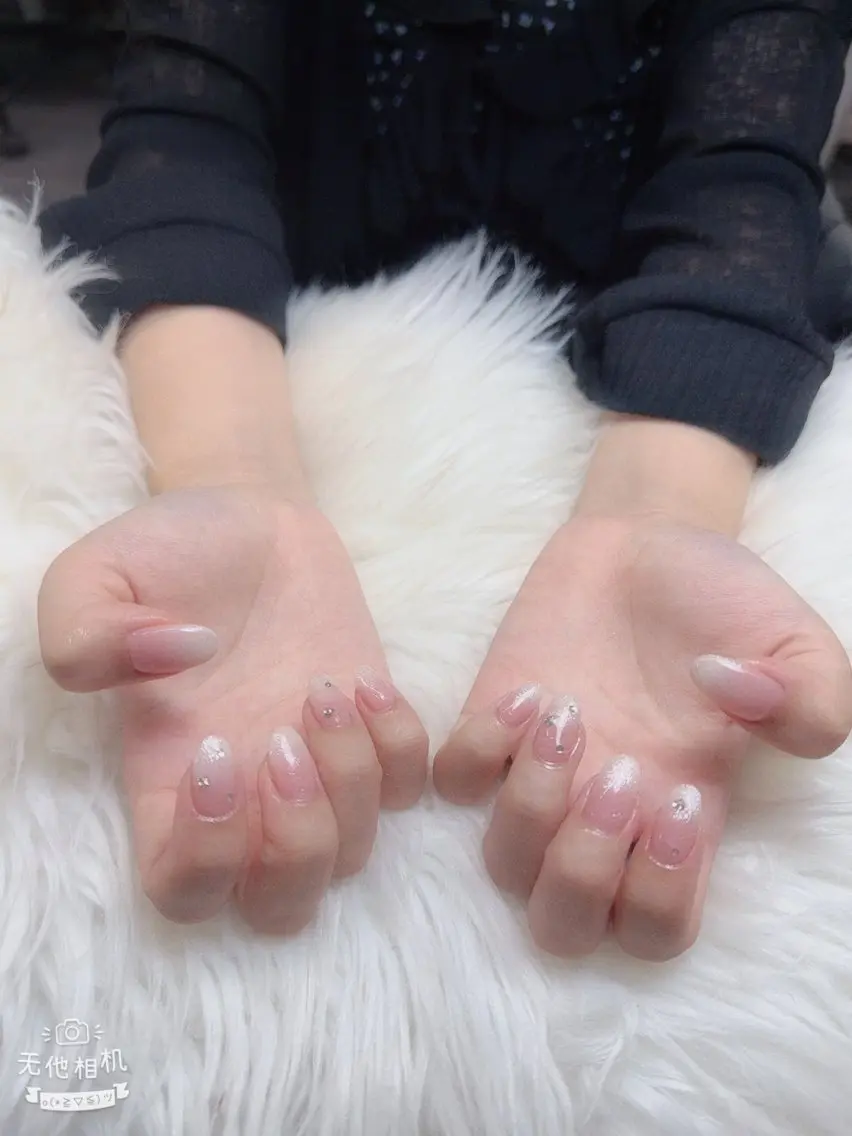ネイル 長さ出し フレンチネイル グラデーション 韓国ネイル マグネットネイル ハンドネイル VB HEAVEN nailのネイルデザイン