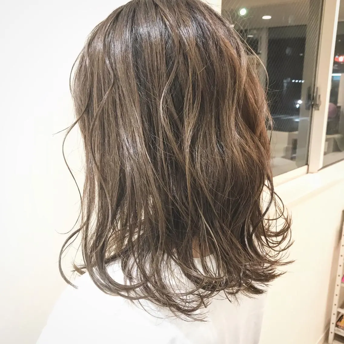 ミディアム カラー 店長 大方康暉のヘアスタイル