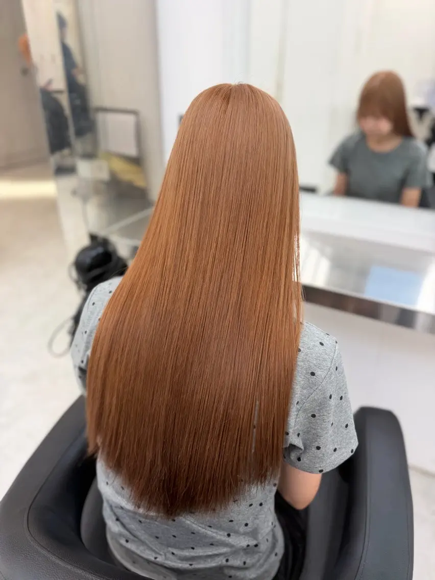 ロング カラー ヘアアレンジ ヘアカラー トリートメント ヘアセット 透明感カラー🎀艶髪 Anju/渋谷🎀のヘアスタイル