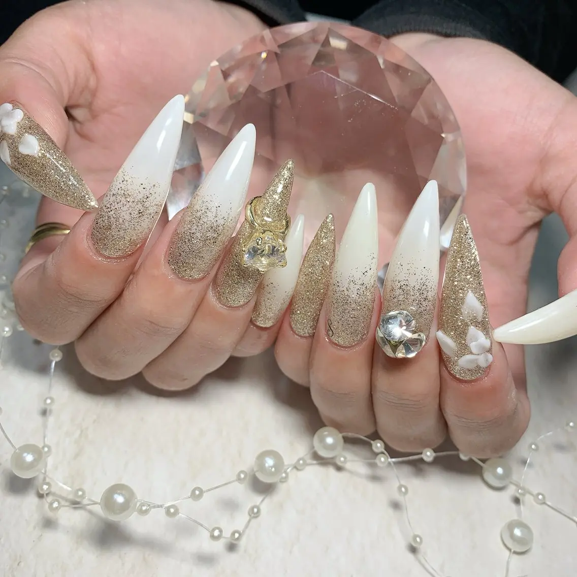 ネイル アートネイル フラワーネイル ハンドネイル nail salon M'U【エムユー】のネイルデザイン