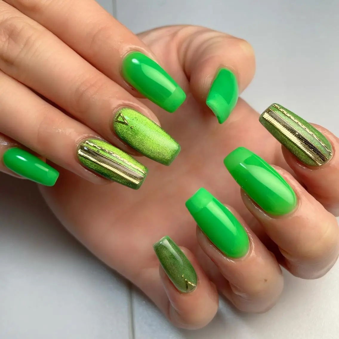 ロング ネイル 下妻ネイルサロン/ 持ちの良いネイルのネイルデザイン
