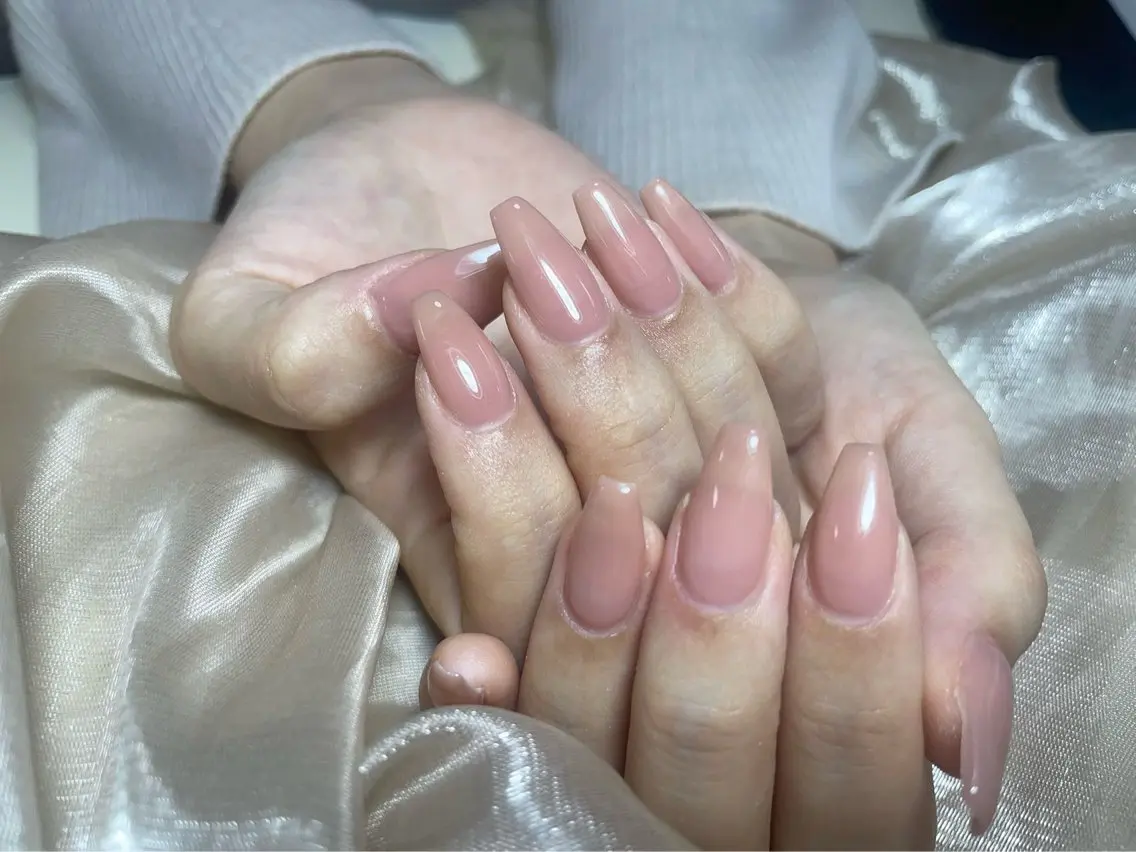 カラー ハンドネイル July Nail 新横浜駅のネイルデザイン