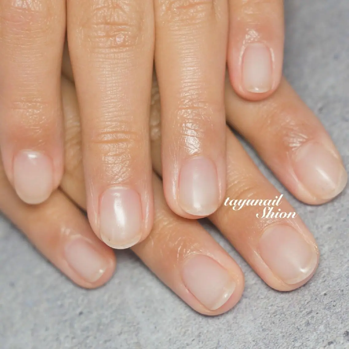 ネイル ブルー クリアネイル ジェルネイル マットネイル パラジェル ネイルサロン 【たゆnail】のネイルデザイン