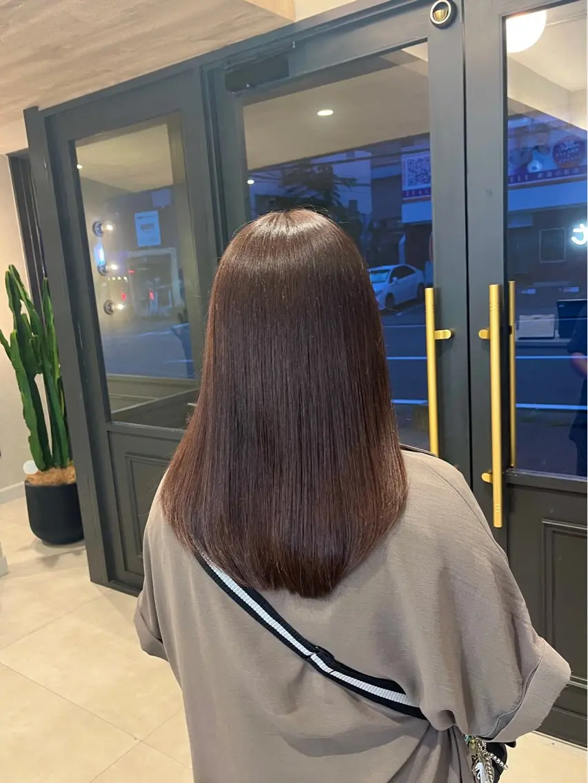 カラー ブラウンカラー マロンブラウン ヘアカラー トリートメント 透明感カラー🪽/ 個室スパ🫧/はるかのヘアスタイル