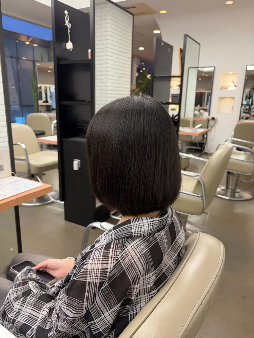 ショート ボブ 🎧ayaka/ボブ /透明感カラー🩵のヘアスタイル