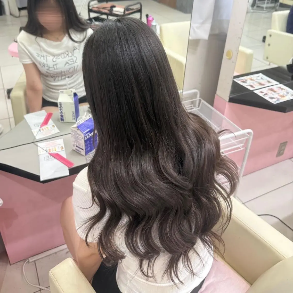 ロング エクステ ヨシンモリ 韓国風ヘア season ゆみのヘアスタイル
